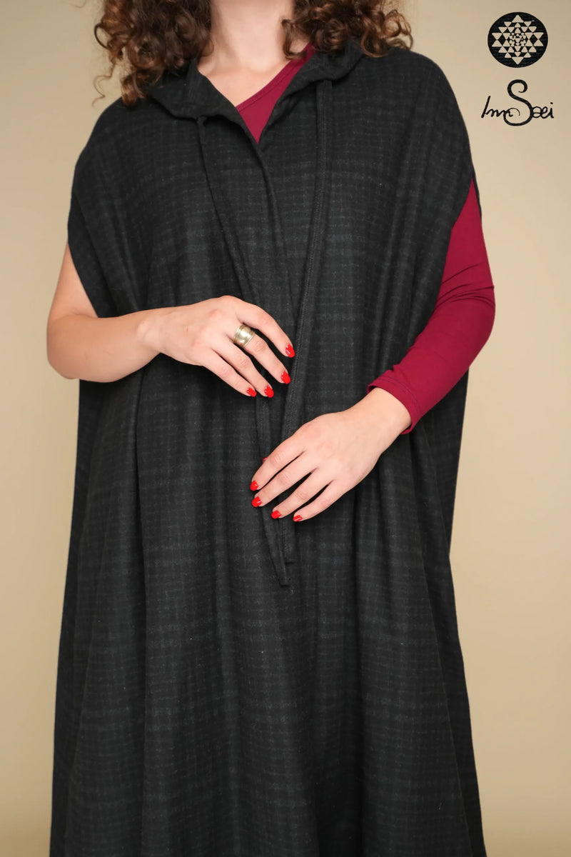 Dark Grey Gogh Cloak