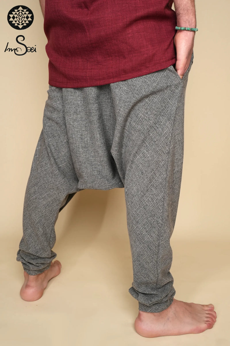 Single ply Linen Harem Pants