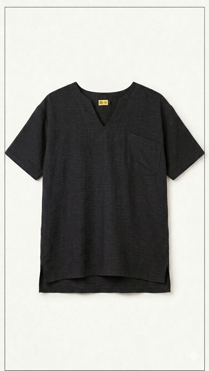 V neck unisex T-shirt
