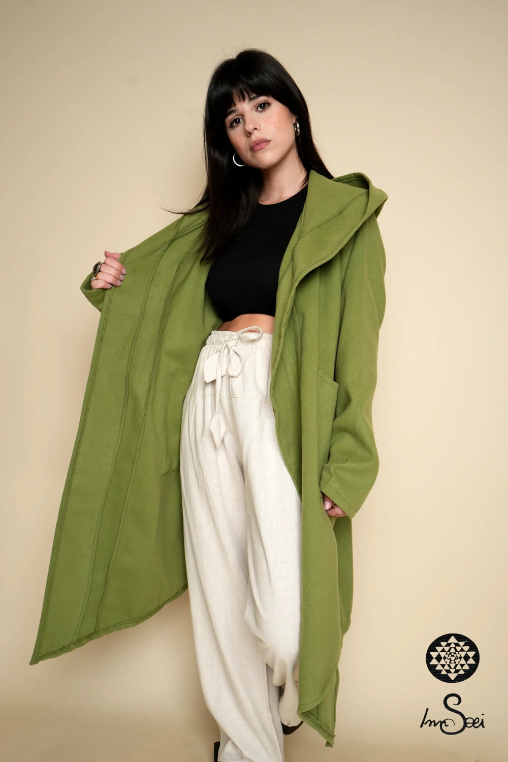 Pistache Pure Gogh V Cardigan