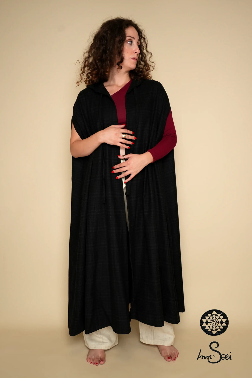 Dark Grey Gogh Cloak