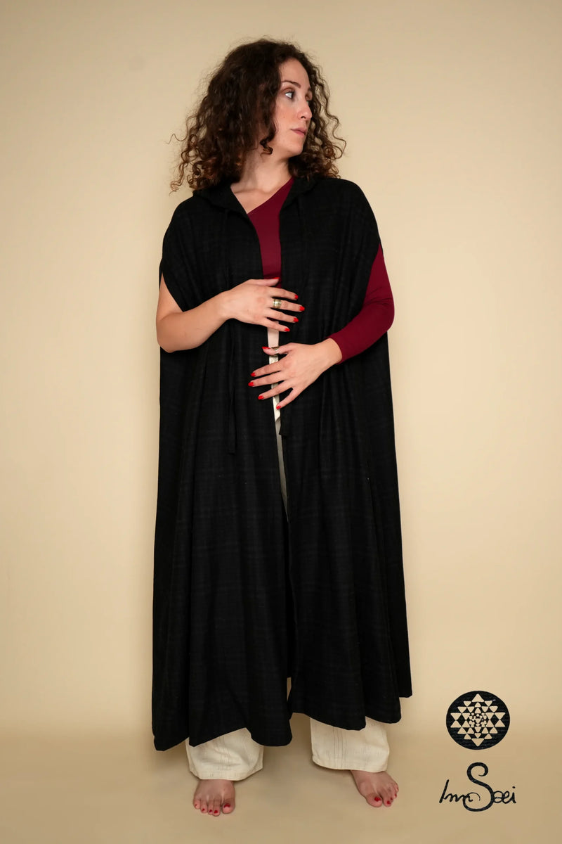 Dark Grey Gogh Cloak
