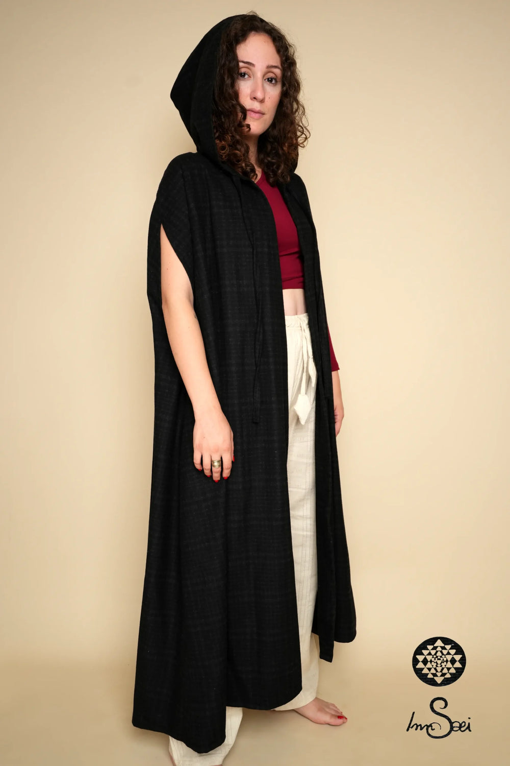 Dark Grey Gogh Cloak