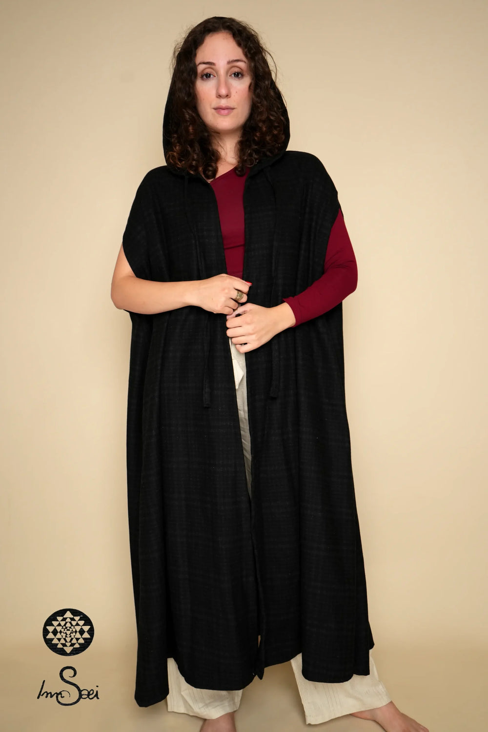 Dark Grey Gogh Cloak