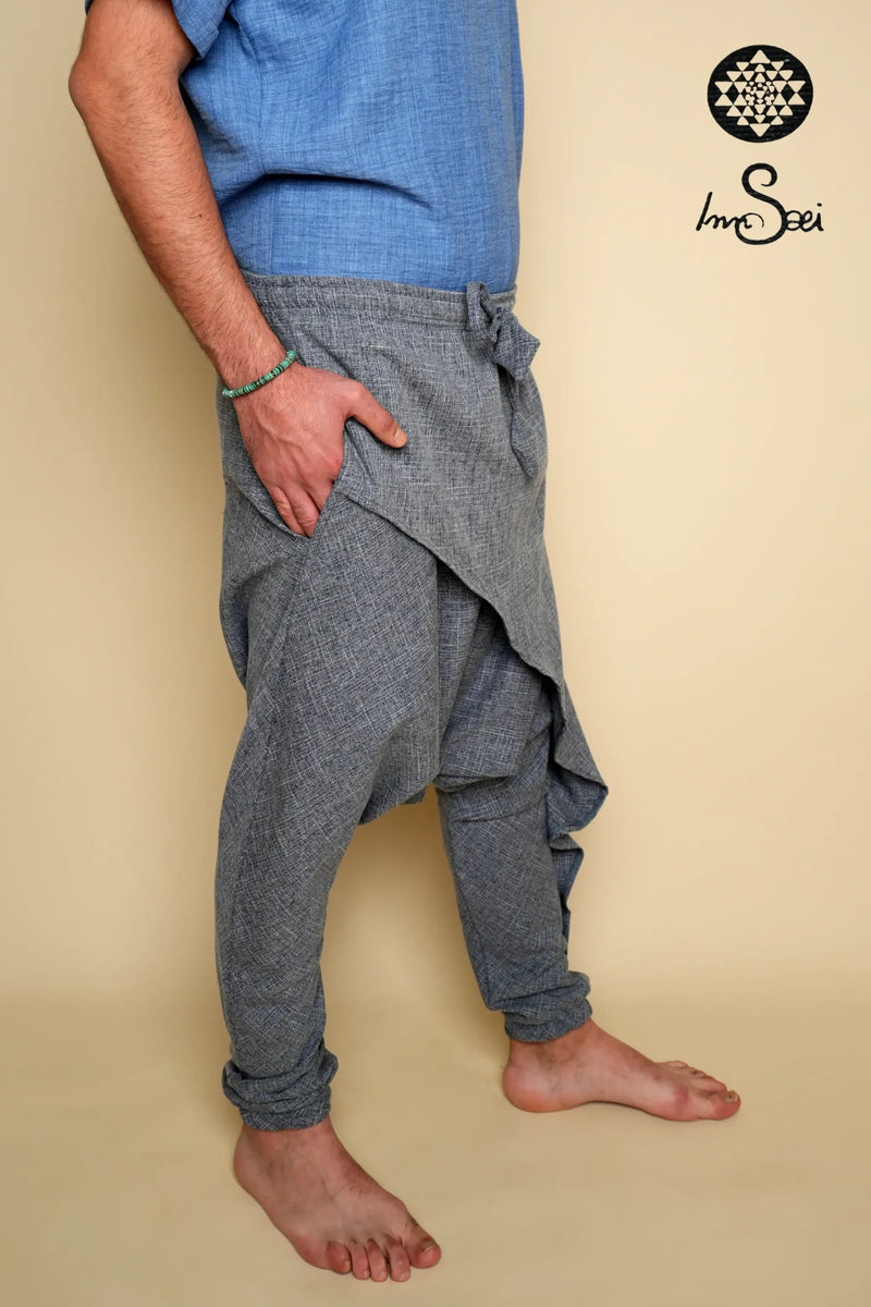 Single ply Linen Harem Pants