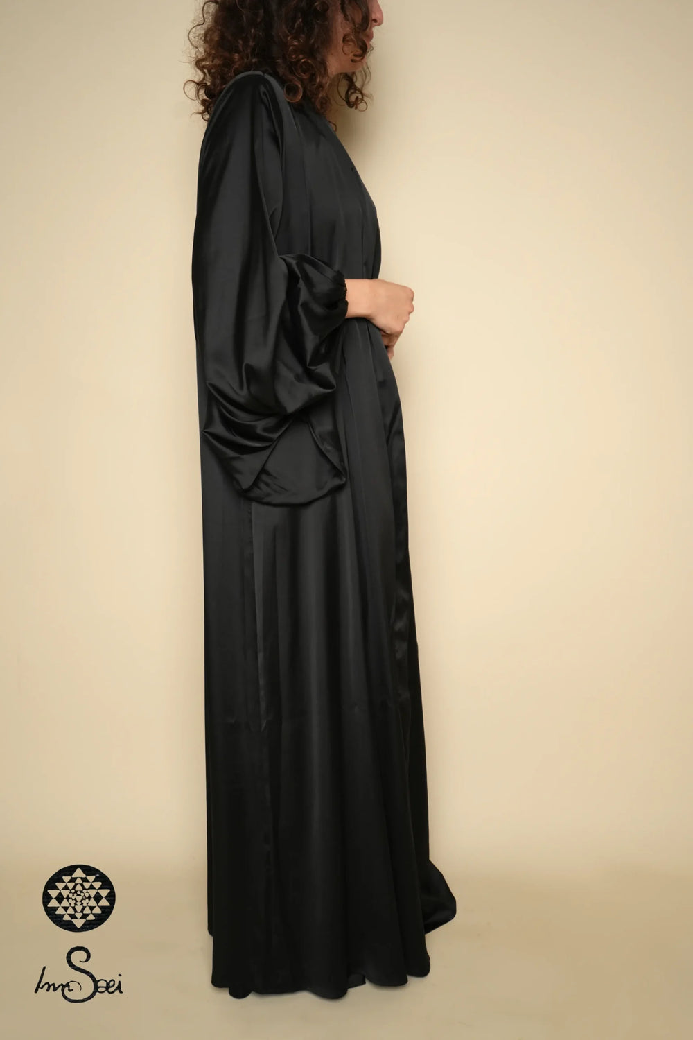 Black Satin Set