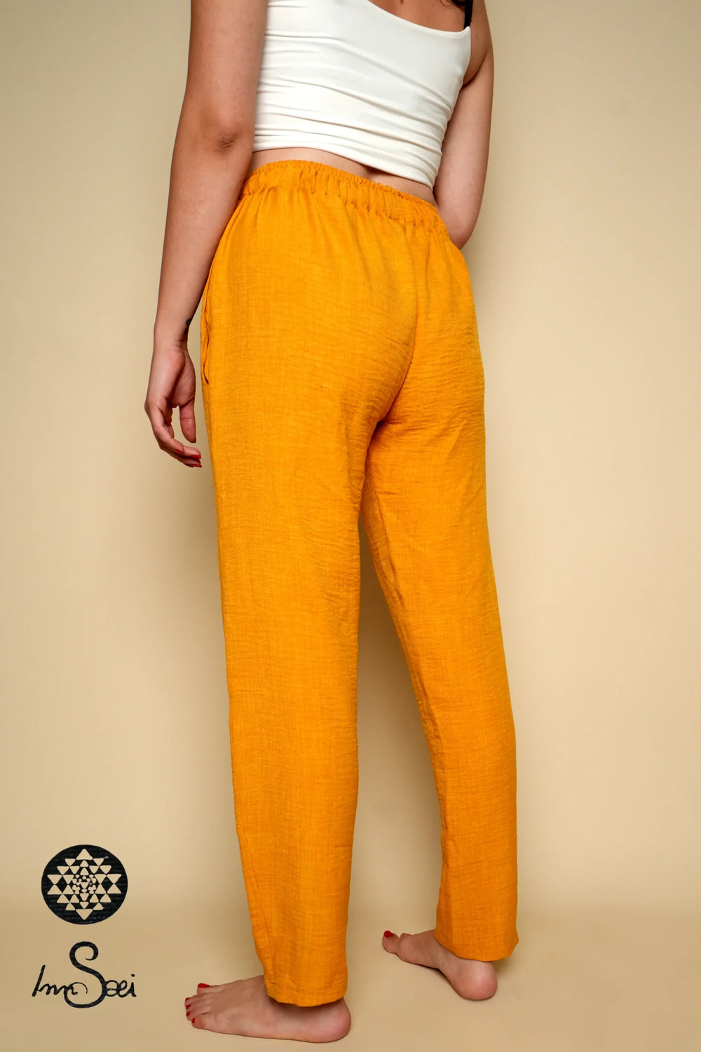 Mustard Linen Pants