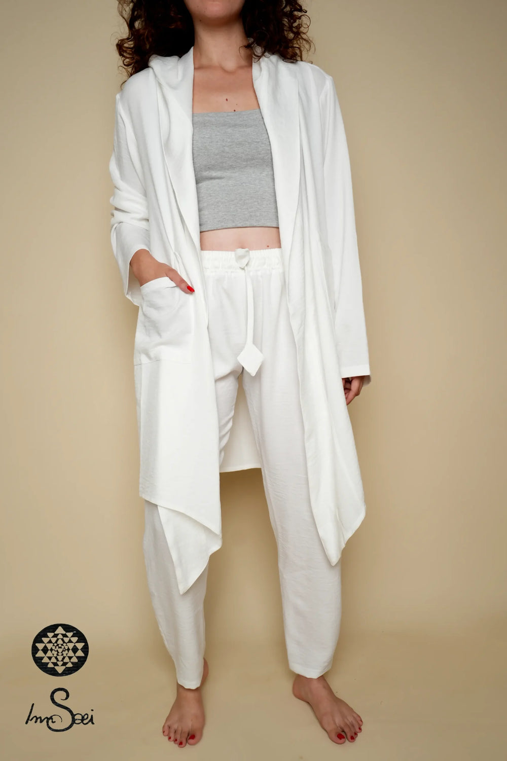 Pure White Linen Set