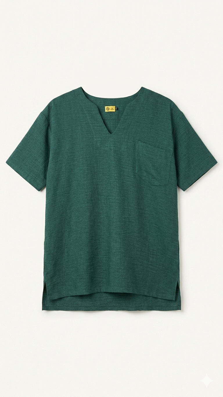 V neck unisex T-shirt