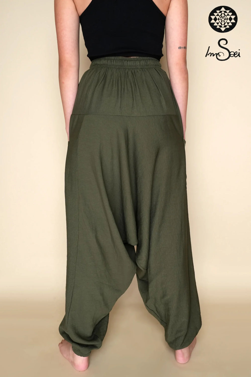 Peaceful Olive Harem Pants
