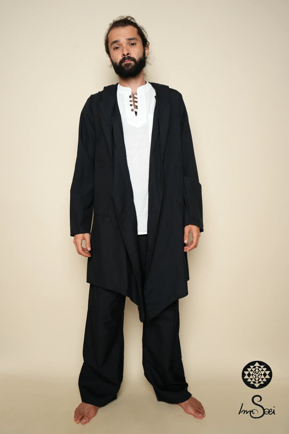 Gabardine Twin Set Black-Formal Look