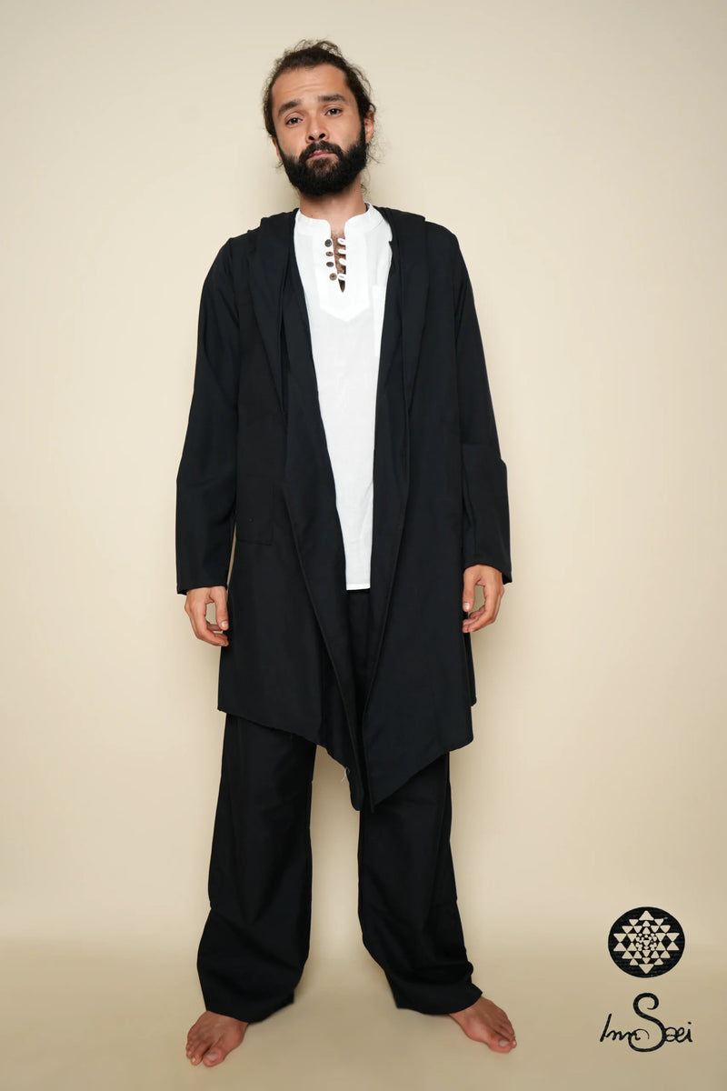 Gabardine Twin Set Black-Formal Look