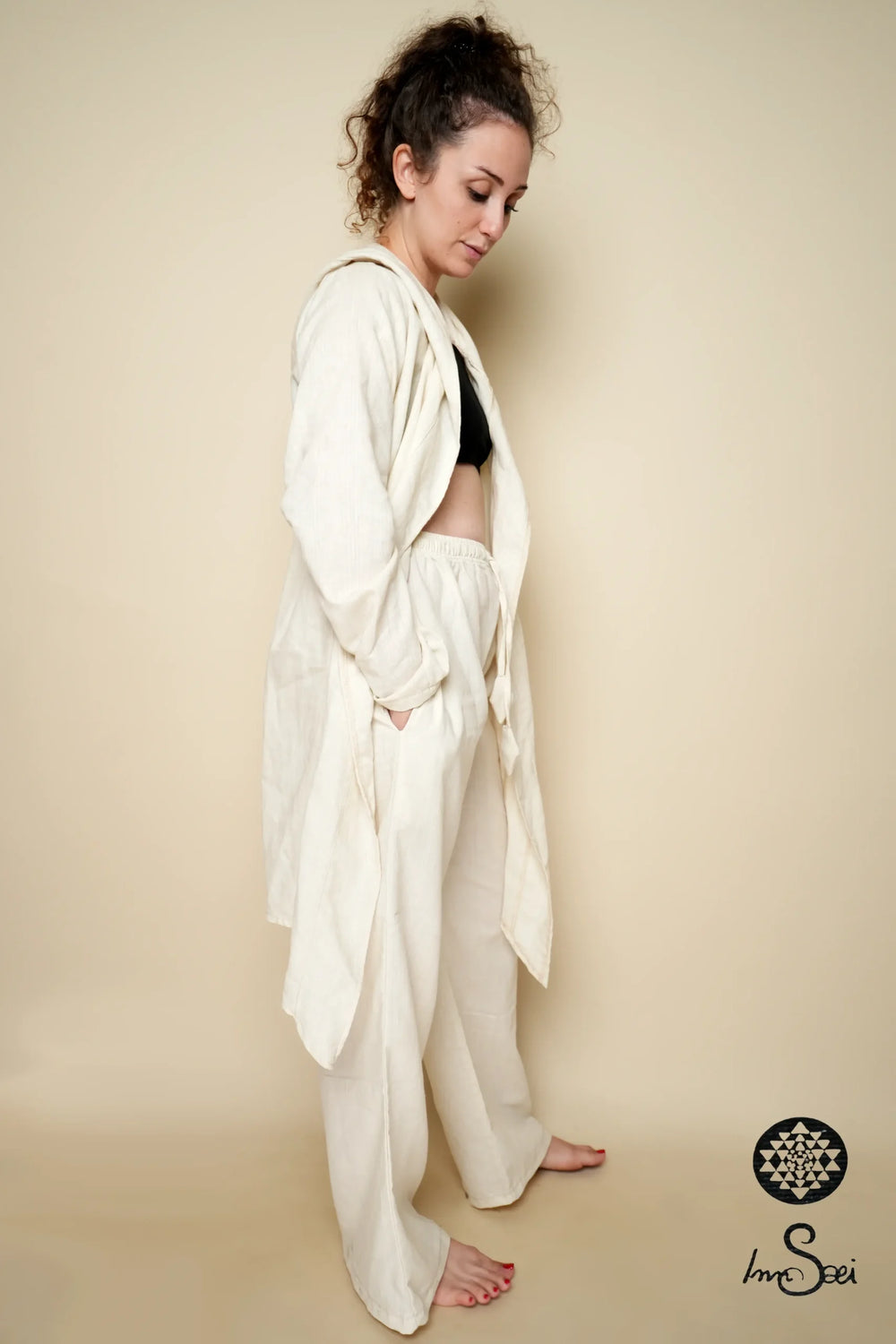 Linen Twin Set Off White