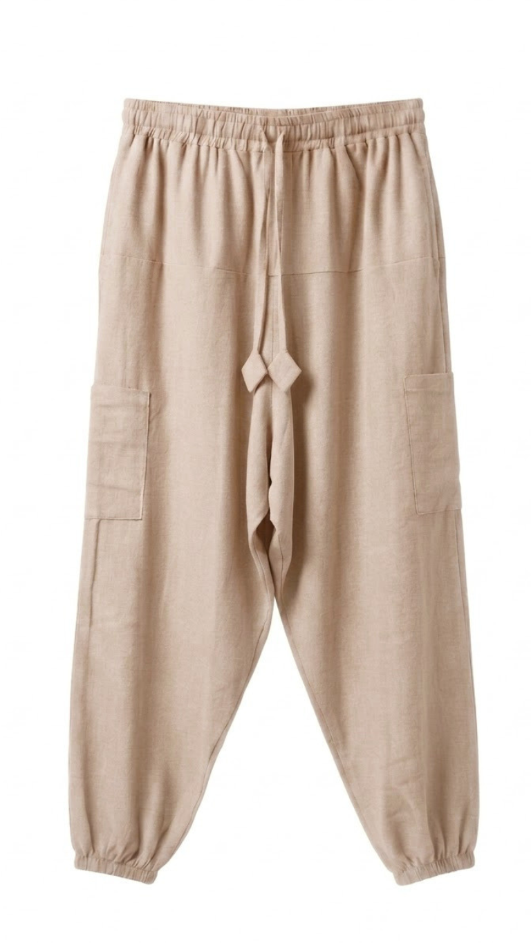 Light fabric harem pants