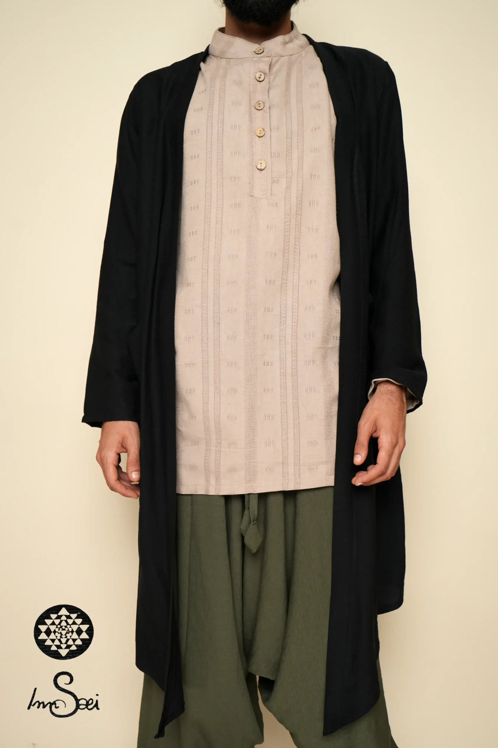 Black Linen  V. Cardigan
