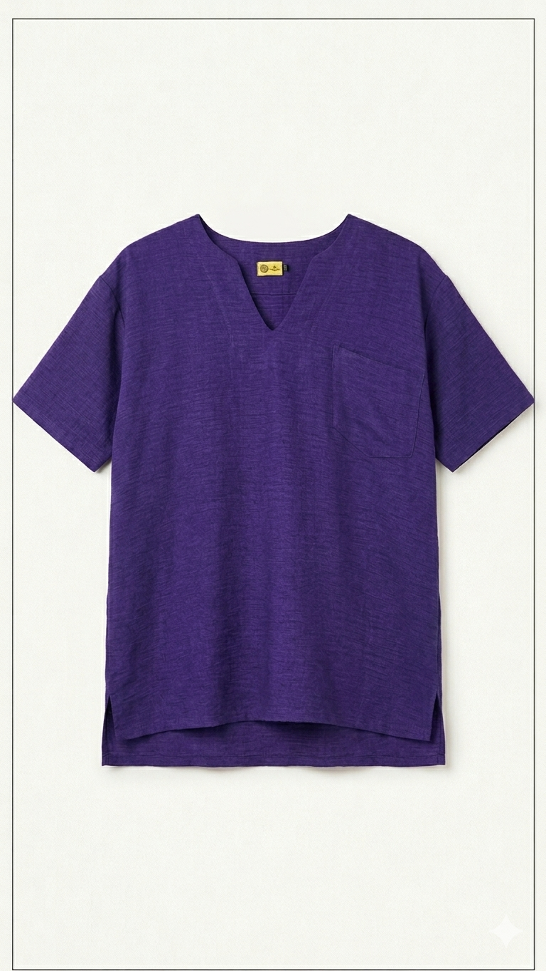 V neck unisex T-shirt