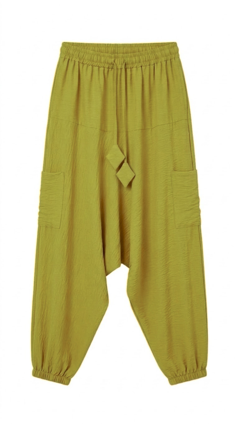 Light fabric harem pants