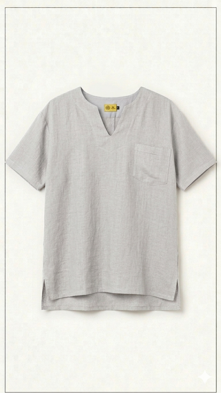 V neck unisex T-shirt
