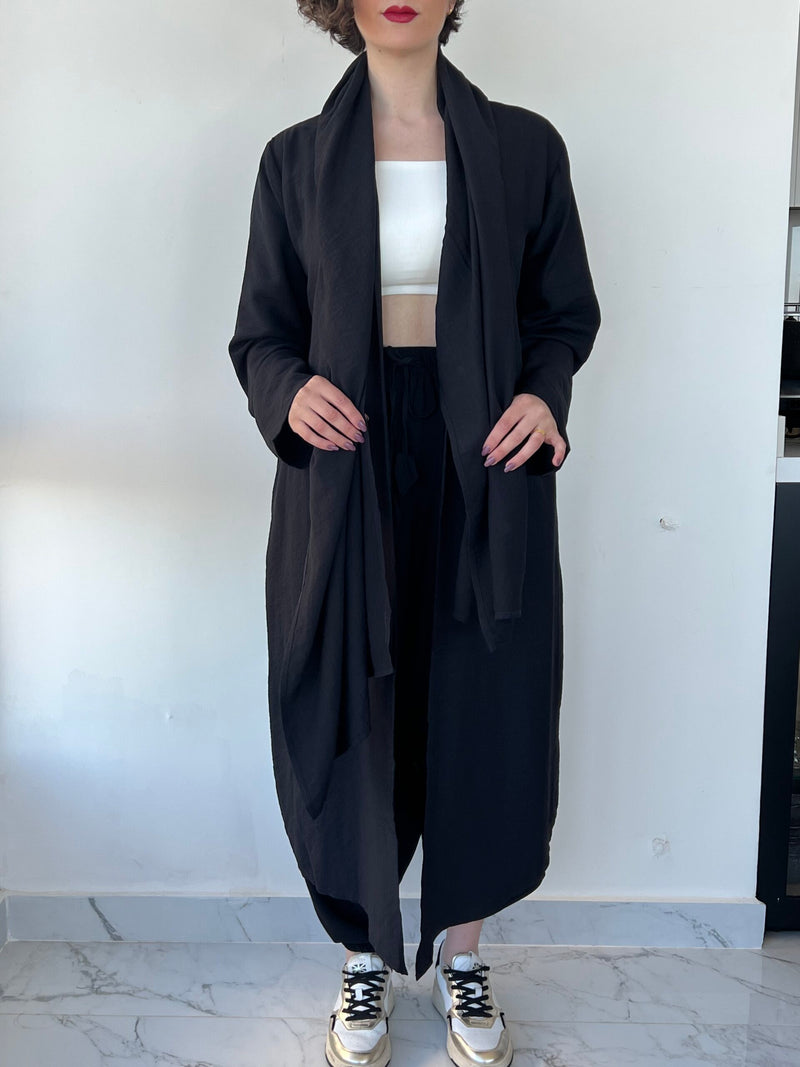 Cardigan Shawl Linen
