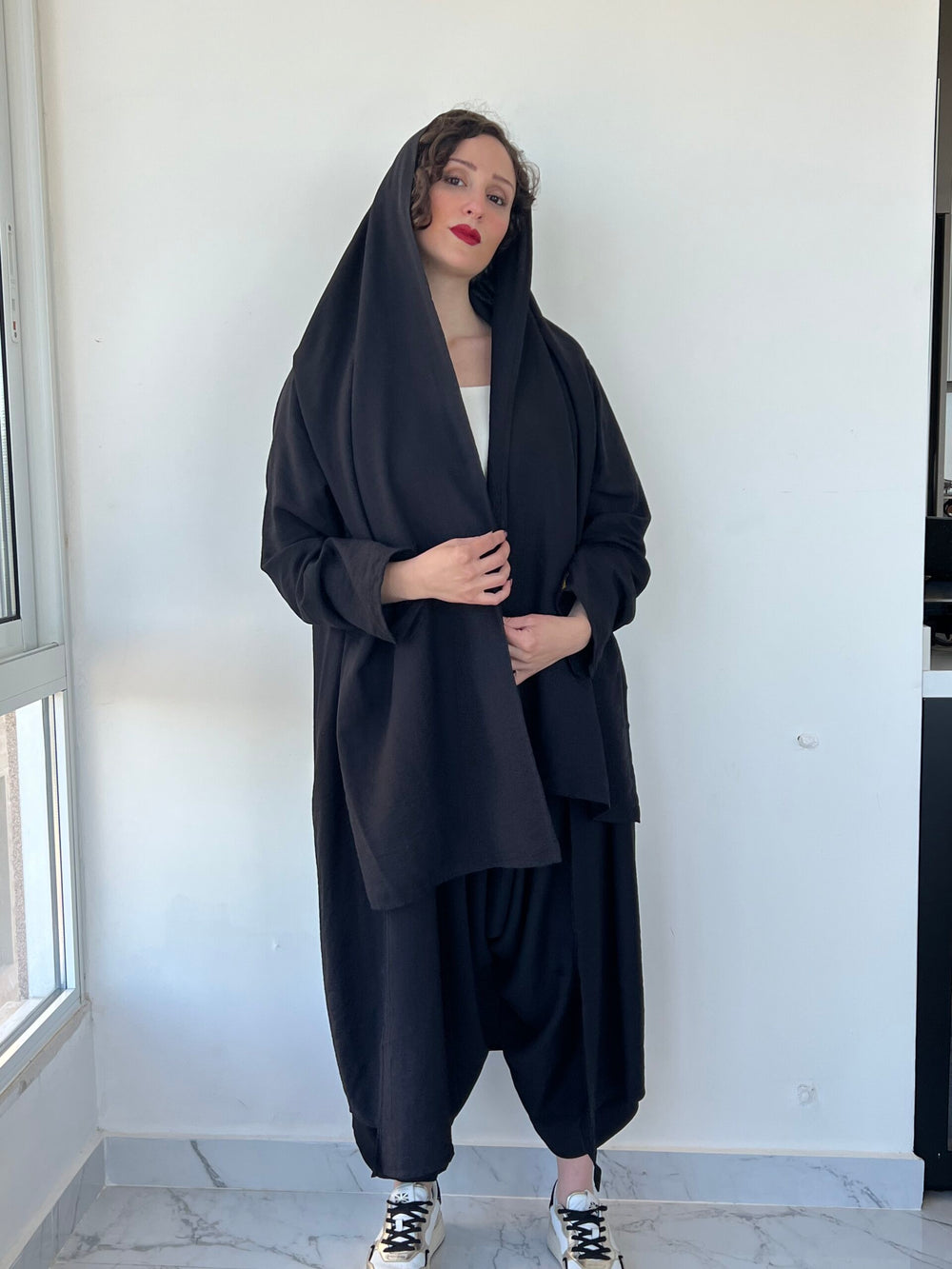 Cardigan Shawl Linen