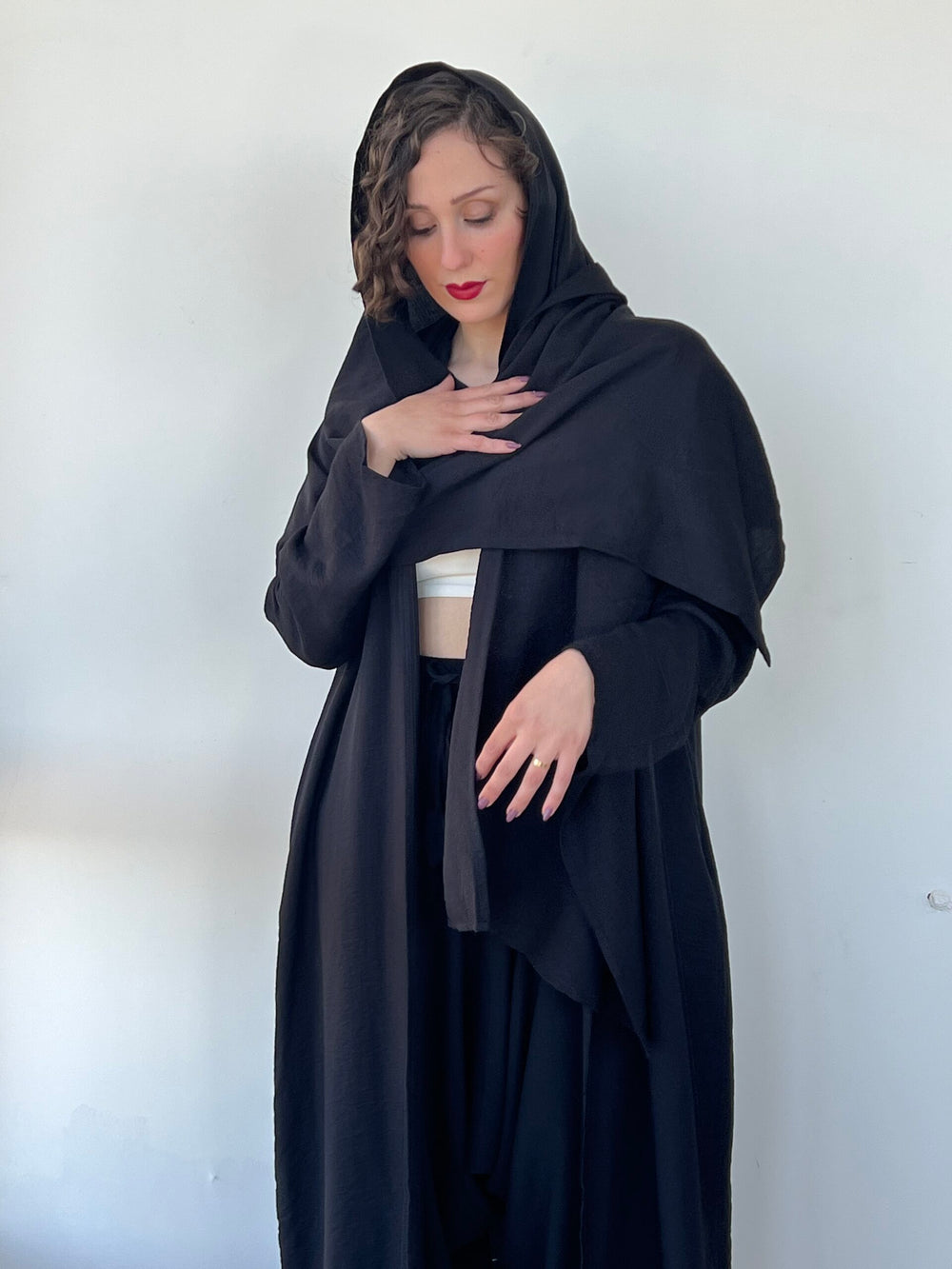 Cardigan Shawl Linen