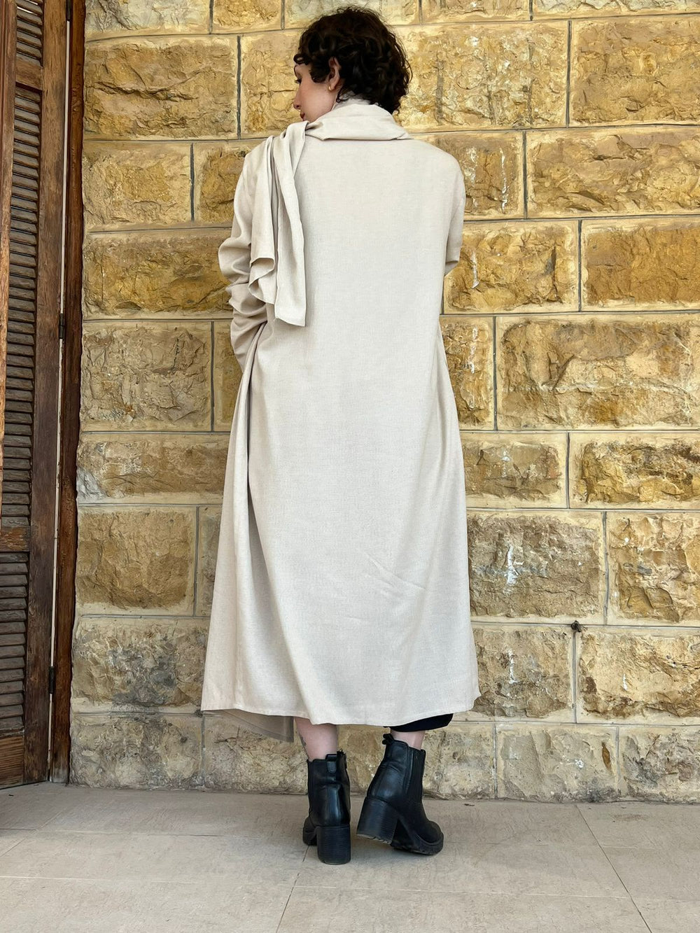 Cardigan Shawl Linen