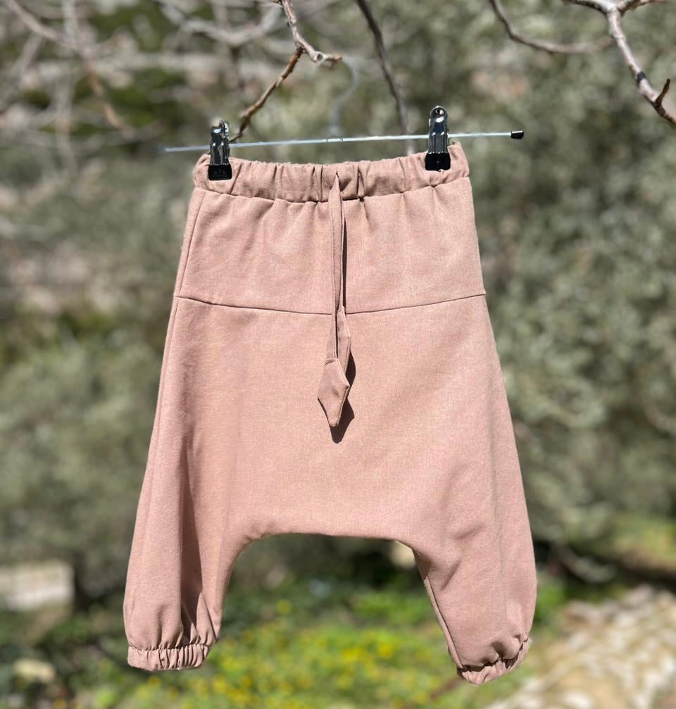 Kids Harem Pants "Sherwal" linen-cotton blend